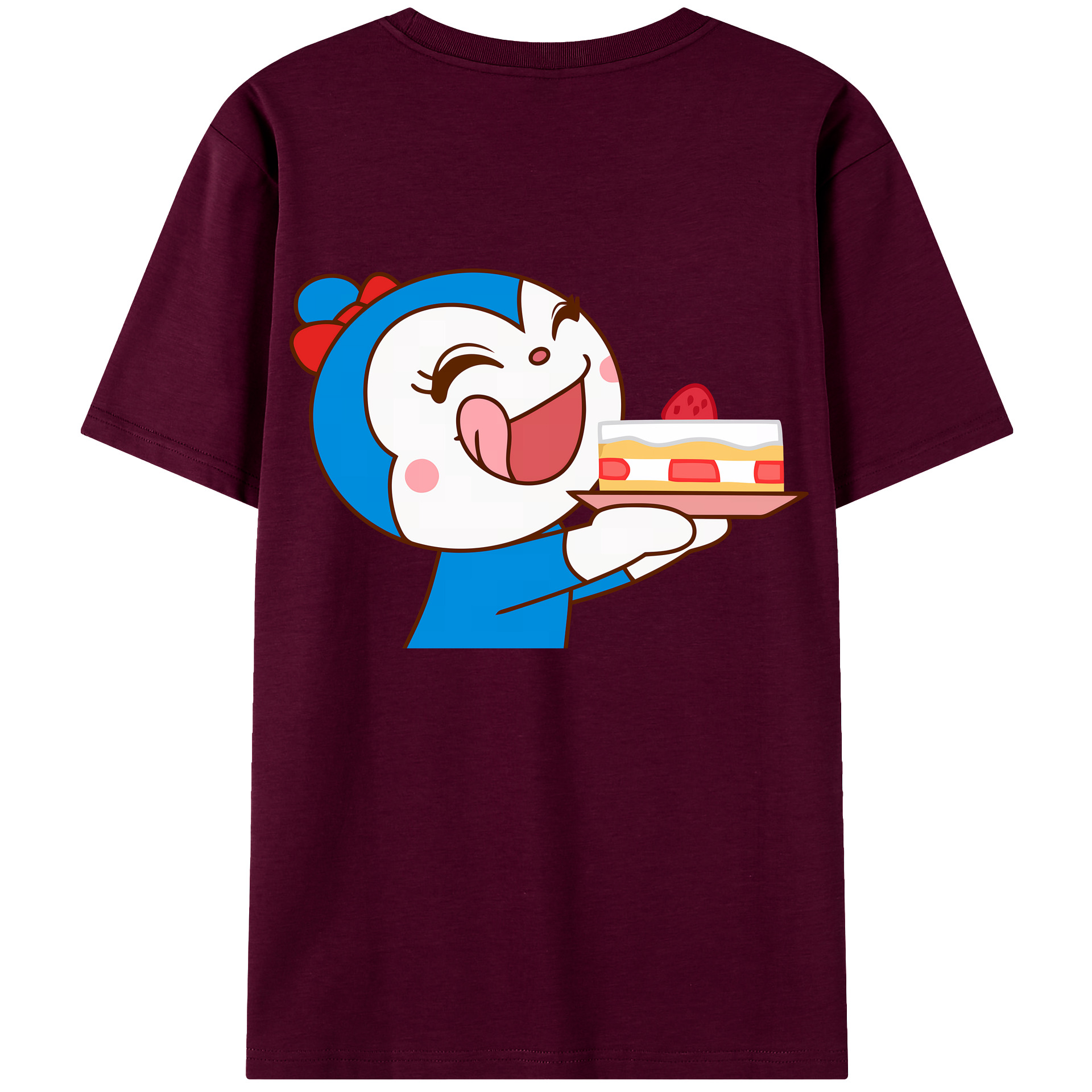 アンパンマン Anpanman レディース半袖Tシャツ(バックプリント)